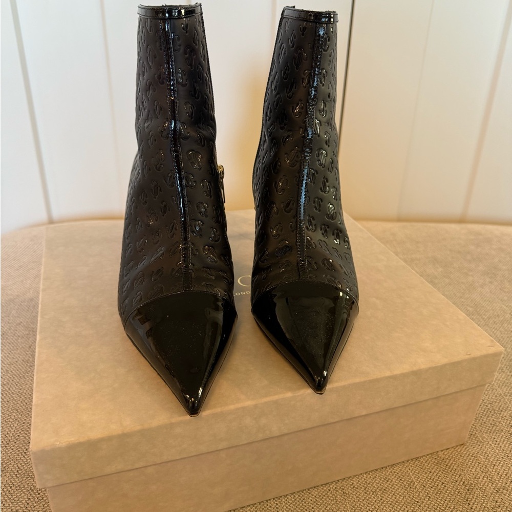 Jimmy Choo Kix 65 Black Ankle Boots - Picture 4 of 6